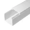 Кабель-канал белый 2-й замок в п/э 40х40 мм (60м/уп) Промрукав