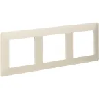Valena LIFE Рамка 3 поста слоновая кость универсальная