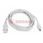 Кабель USB-mini USB - PVC, 1.8м., белый