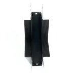 Соединитель угловой внутренний черный для низковольтного встраиваемого шинопровода