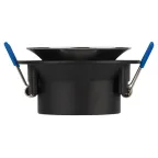 Светильник встраиваемый декоративный KL103 BK/CH MR16 GU5.3 черный хром