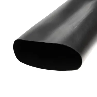 Термоусаживаемая трубка клеевая 180,0 58,0 мм, (3-4-1) черная, упаковка 1 м, REXANT