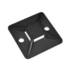 Площадка самоклеящаяся 30х30 белая под хомуты (20шт)