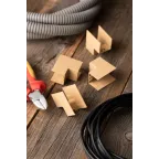 Угол внутренний (25х25) (4 шт) Plast под светлое дерево