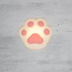 Ночник силиконовый Кошачья лапа розовый