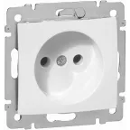 VALENA Розетка в рамку 16А без заземления белая