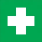 Знак безопасности 150х150мм Медицинская аптечка