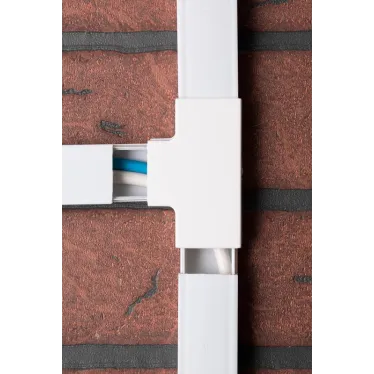 Угол T-образный (25х16) (4 шт) Plast Белый