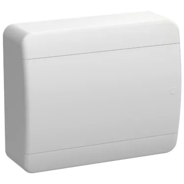 Корпус пластиковый навесной на 12 модулей ЩРН-П-12 IP41 TEKFOR белая дверь