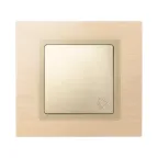 Клавиша с пиктограммой звонок для 75150-, 75152-39, S82,82N шампань