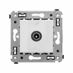 Avanti Розетка TV в стену, проходная, ''Белое облако''