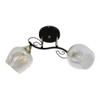 Светильник 11295-9/2 черн.зол (Плафон 8310) НПБ 01-2х60-135 Е27 ИУ Светильник потолочный