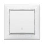 VALENA Рамка 1 пост горизонтальная белая