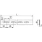 Полоса перфорированная 50x1000 мм, 2,5 мм горячеоцинкованная