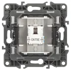 Розетка информационная RJ45, Эра12, бронза, 12-3107-13