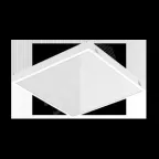 Светильник светодиодный Microlook 584*584*58 (БАП 320*123*28) 36Вт 4000К с равн. засвет. авар.пост. IP40 | V1-A1-00014-10HGA-2003640 | VARTON