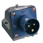 Вилка кабельная 16А 2Р+E IР44 на поверхность 250В 513