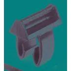 Держатель маркеров 25-35мм 4 символа САВ3 черный (50шт)