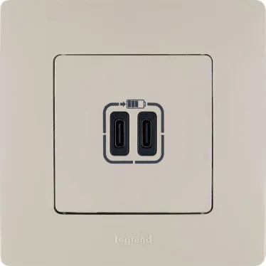 ETIKA Рамка 1 пост слоновая кость