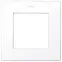 Рамка 1 пост, белый