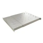 Полка c 19'' креплением. раздвижная. 1U. с регулируемой глубиной установки от 405 мм до 700 мм нагрузка до 220 кг. для установки в шкафы глубиной 600-800 мм цвет серый