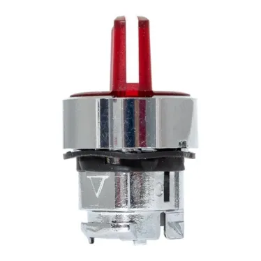 Механизм переключателя исполнительный ХB4 красный на 2 положения с фиксацией с подсветкой с короткой ручкой PROxima