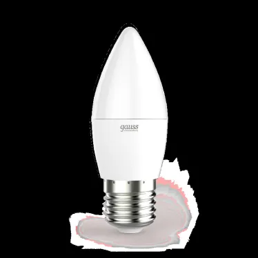 Лампа светодиодная LED 6 Вт 420 лм 3000К свеча теплый E27 AC 220В Elementary Gauss