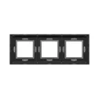 Рамка из металла, ''Avanti'', светло-серебристая, 6 модулей