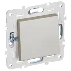 SKANDY Выключатель 1-клавишный 10А SK-V01Sh шампань IEK