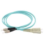 Патч-корд оптический 50/125 (OM3) SC/UPC-FC/UPC (Duplex) 1м