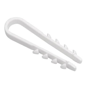 Дюбель-хомут 19-25мм нейлон белый (100шт)