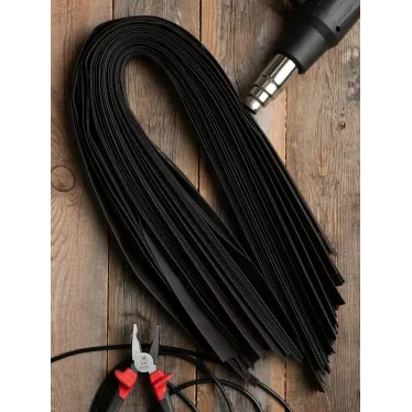 Термоусаживаемая трубка ТУТ нг 18/9 черная в отрезках по 1м PROxima