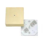 Коробка клеммная 75х75х30мм сосна