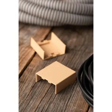 Соединитель (40х16) (4 шт) Plast PROxima под светлое дерево