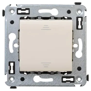 Avanti Инвертор одноклавишный в стену Ванильная дымка (Переключатель сх.7)