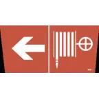 Этикетка самоклеящаяся 310х280мм ''Пожарный кран/стрелка налево'' IEK