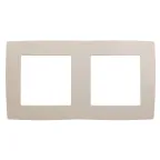 Рамка на 2 поста, Эра12, слоновая кость, 12-5002-02