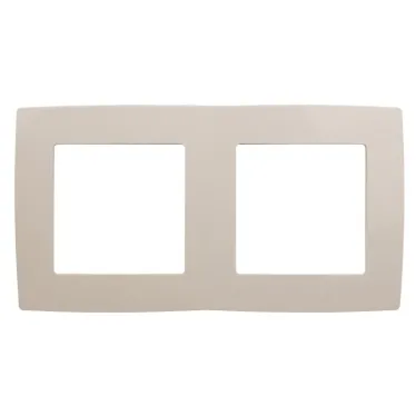 Рамка на 2 поста, Эра12, слоновая кость, 12-5002-02