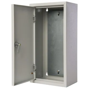 Корпус металлический навесной с монтажной панелью ЩМП-01 IP31 410х210х140