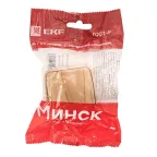 Выключатель 1-клавишный ОП Минск 10А с индикатором светлое дерево