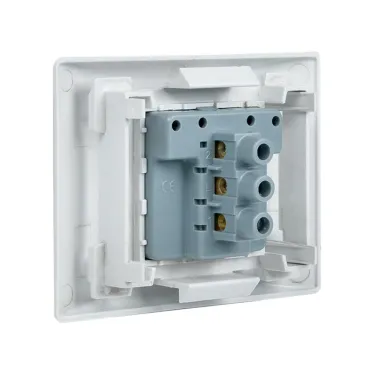 Выключатель 10А, 1 клавишный проходной без индикатора