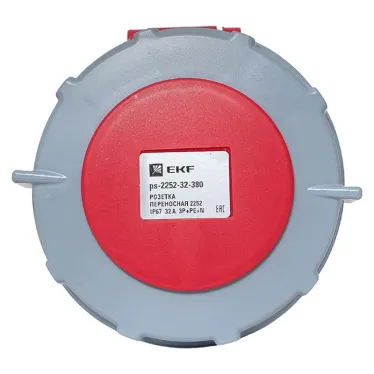Розетка переносная 2252 3Р+РЕ+N 32А 380В IP67 PROxima