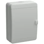 Корпус пластиковый навесной на 24 модуля КМПн-24 IP65 TEKFOR серая непрозрачная дверь