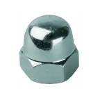 Гайка DIN1587 М12 колпачковая оцинкованная (4 шт)