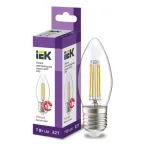 Лампа светодиодная C35 свеча прозрачная 7Вт 230В 3000К E27 серия 360° IEK