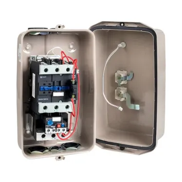 Пускатель в корпусе IP65 КМЭ 80А 230В РТЭ индикатор PROxima