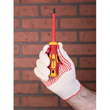 Перчатки рабочие ТОЧКА с ПВХ-покрытием (размер 10)