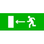 Пиктограмма 'Направление налево' 320х120мм (дл EXIT, SAFEWAY-40) EKF