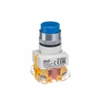 Выключатель кнопочный с фиксацией ABFP d22 мм синяя 220В ВK-22