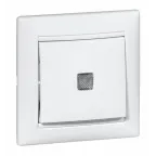 VALENA Рамка 1 пост горизонтальная белая